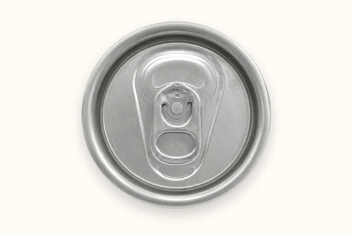 An aluminium Easy Open lid.
